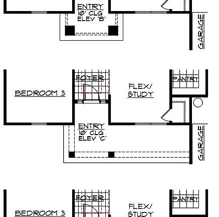 Clairmont floorplan options