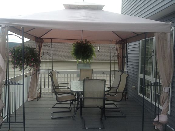 Gazebo on deck