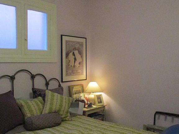 Main level, Guest room, with adjoining main level bathroom.