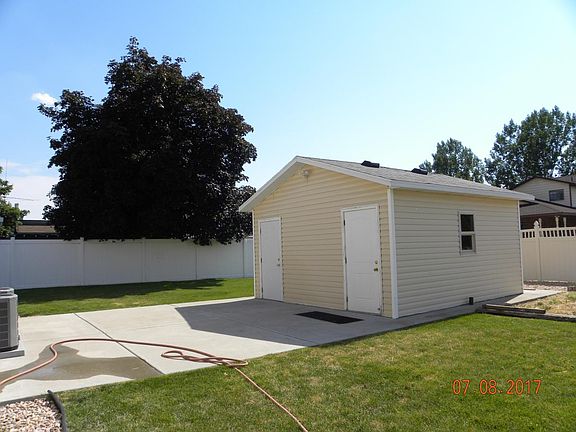 Storage Shed in backyard