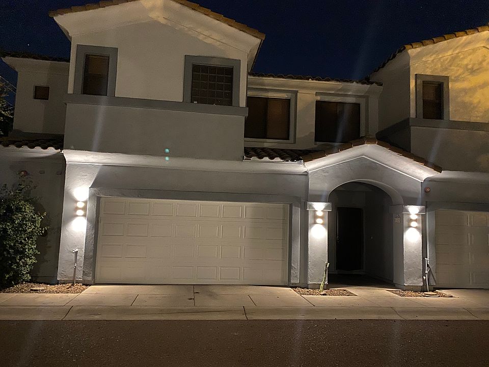 Outside at night