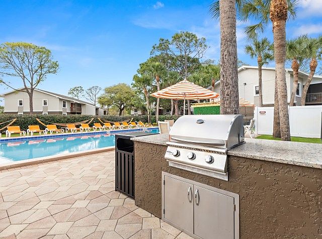 Grill in Pool Area