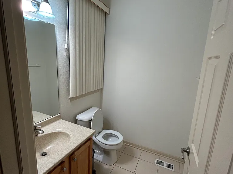 Half bathroom on main floor