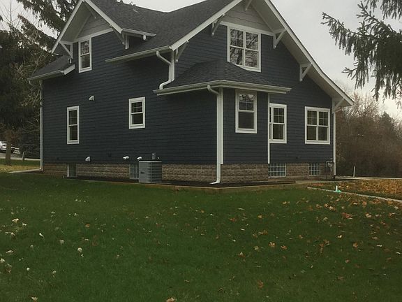 southwest corner view from yard.