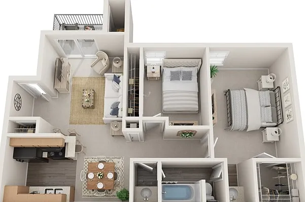 Two Bedrooms, One Bathroom, 800 sqft, Full-Size Washer/Dryer, Patio/Balcony, Walk-in Closet, Fireplace in Selected Units, Vaulted Ceilings in Selected Units Two Bedrooms, One Bathroom, 800 sqft, Full-Size Washer/Dryer, Patio/Balcony, Walk-in Closet, Firep