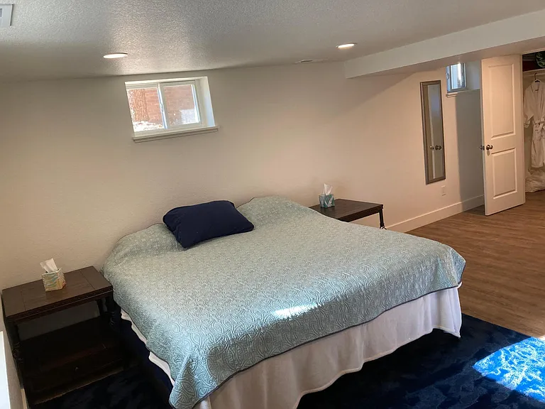 Bedroom three, large closet, private bathroom