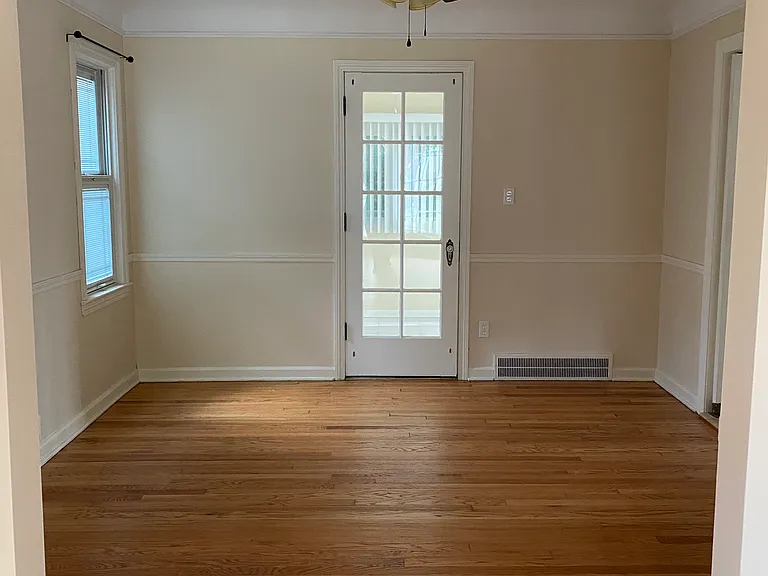 Dining Room with ceiling fan