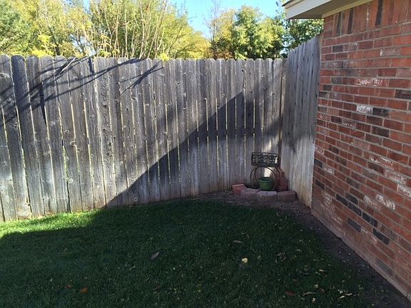 Nice Back Yard with Storage