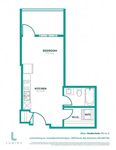 Floor plan B201