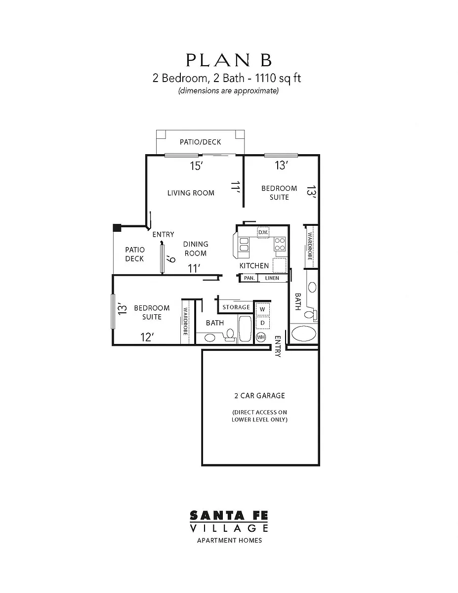 Floor plan Plan B