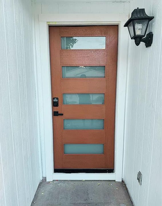 Doorway to property