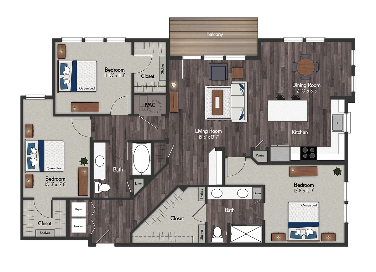 Floor plan Morrison