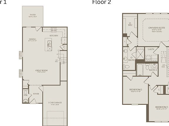 Floor Plan Level 1 Level 2
