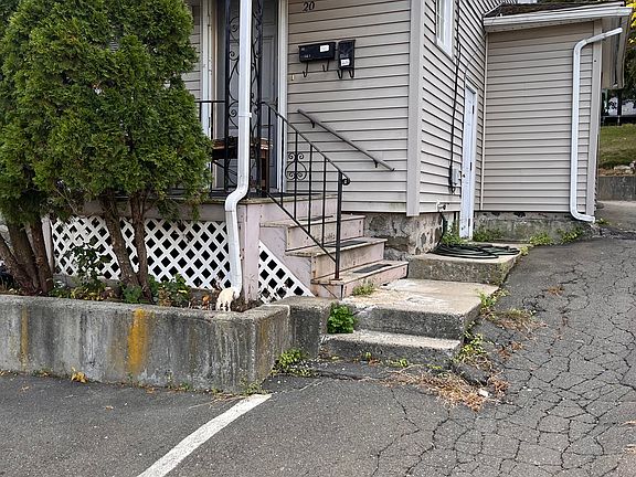 Front parking and 2nd floor entrance