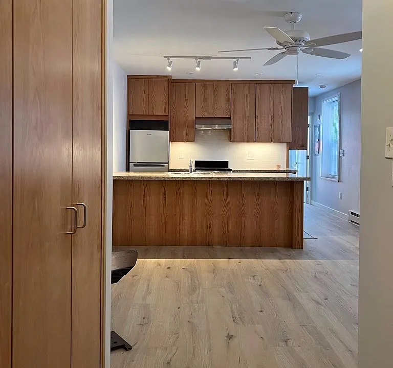 view from apartment entrance