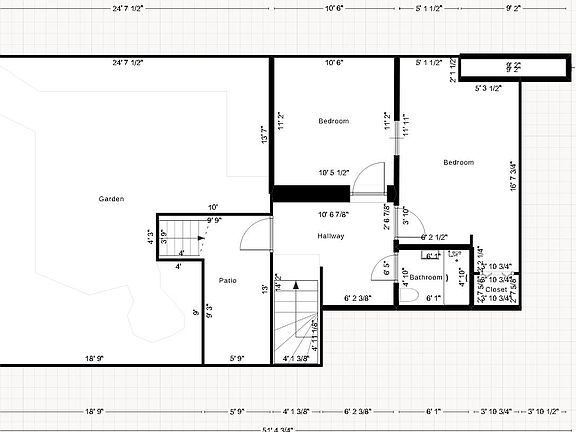 Floorplan (bottom floor).
