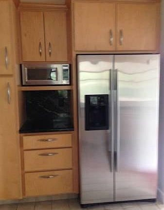 kitchen with custom closets