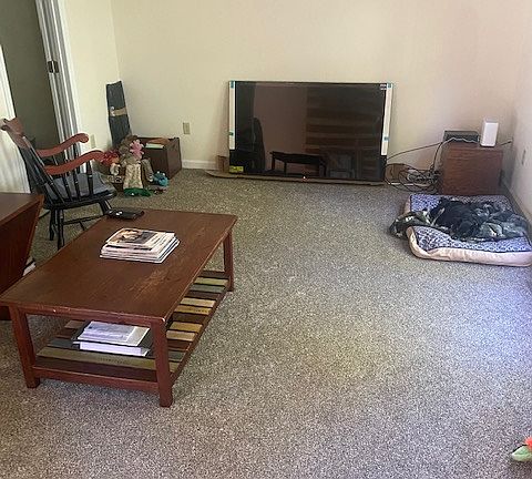 Living room. I will soon have a stand for the TV.