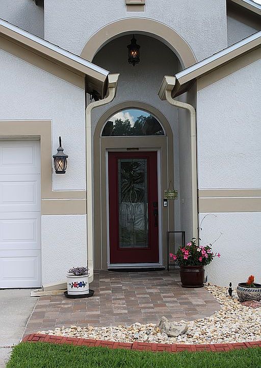 New front walkway & door