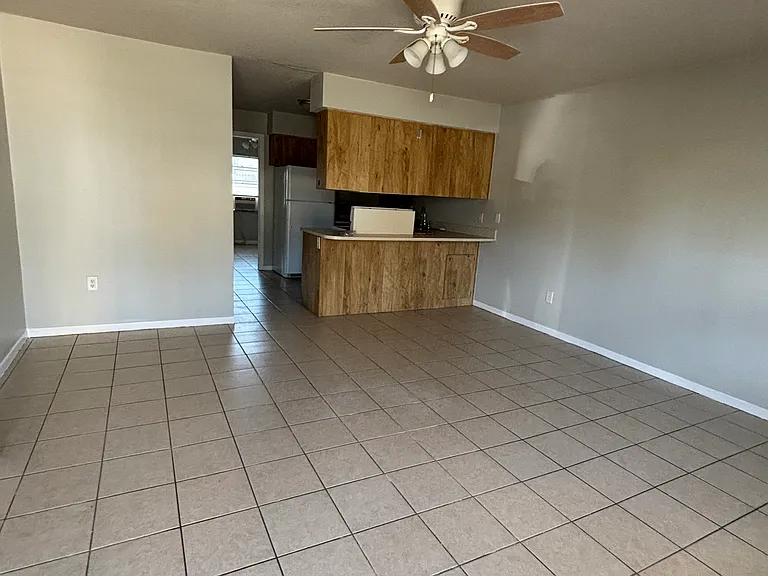 Looking from Front Door to Kitchen