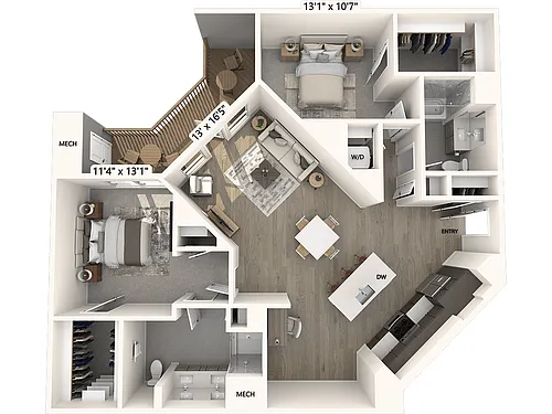 Floor plan B221S