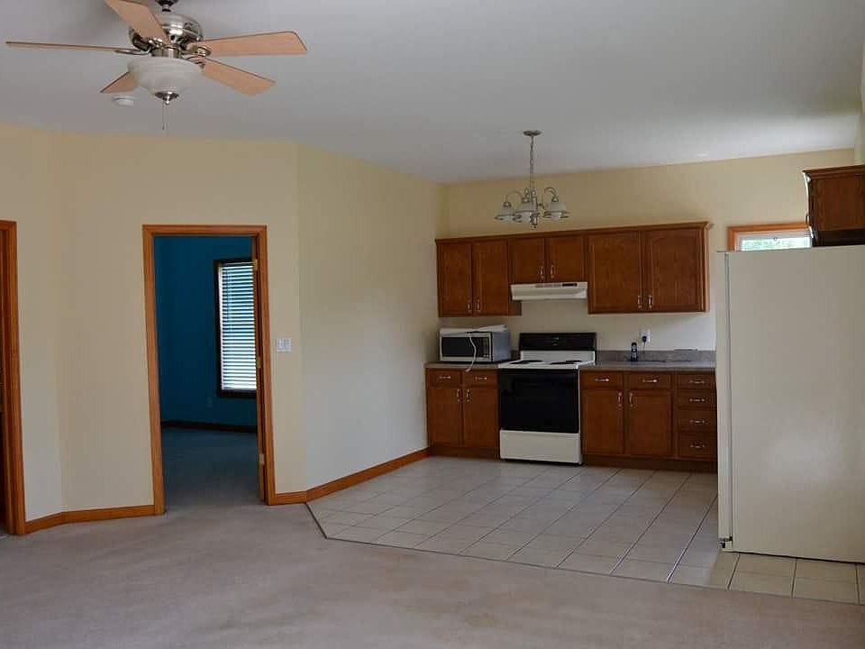 Living room and kitchen