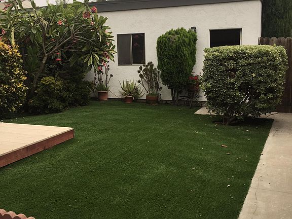 Backyard & garage