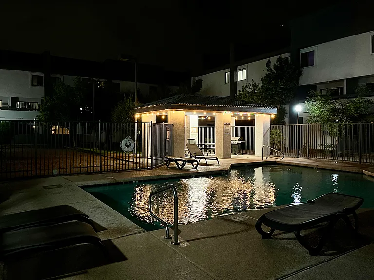 Pool by night