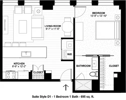 Floor plan Suite Style D1