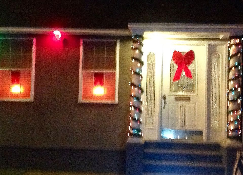 Christmas at the front of th