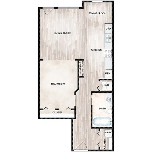 Floor plan The Harbour