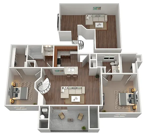 Floor plan Clifton Loft
