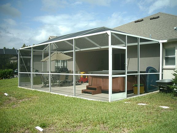 Screened in Lanai included on back of home