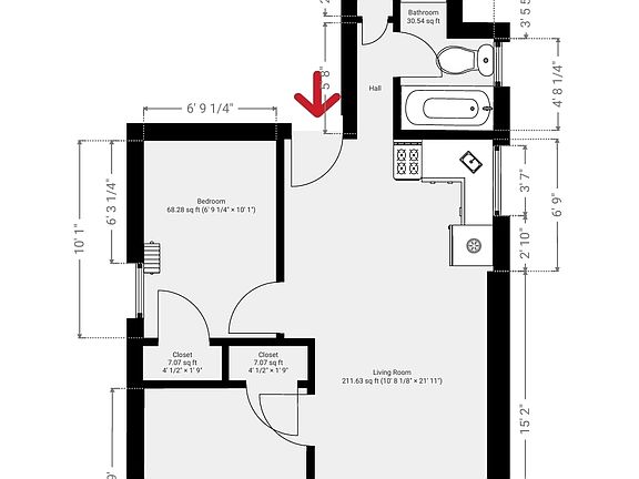2nd image of 2281 1st Ave APT 1A