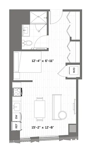 Floor plan Studio-T-S6