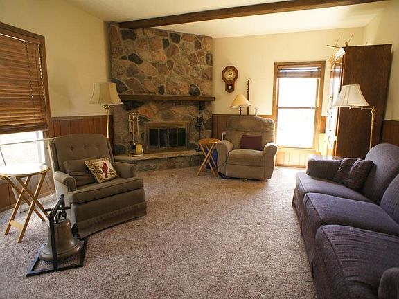 Den with Fireplace