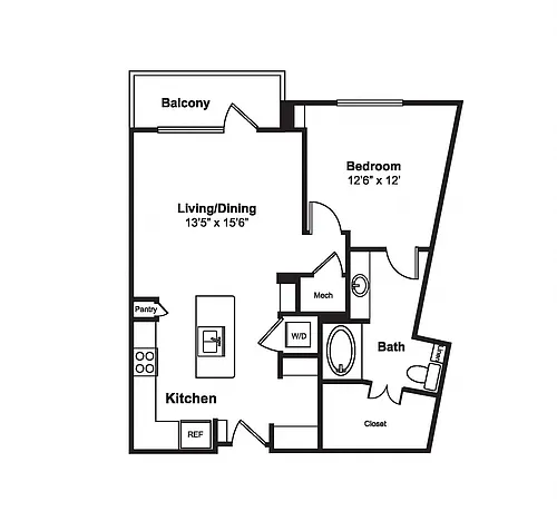 Floor plan A22