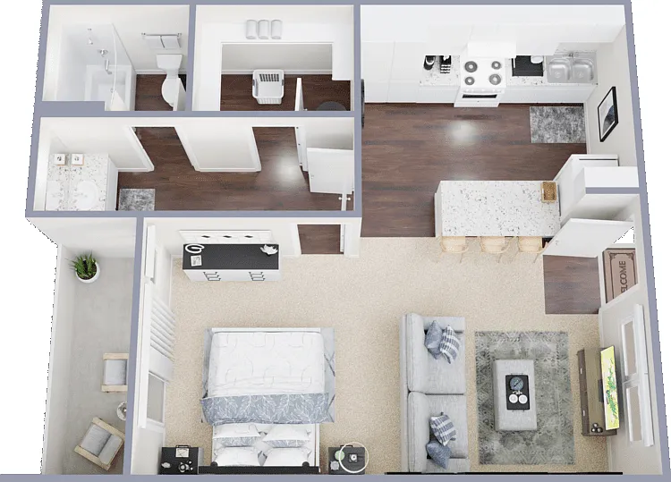 Plan A Floorplan Diagram