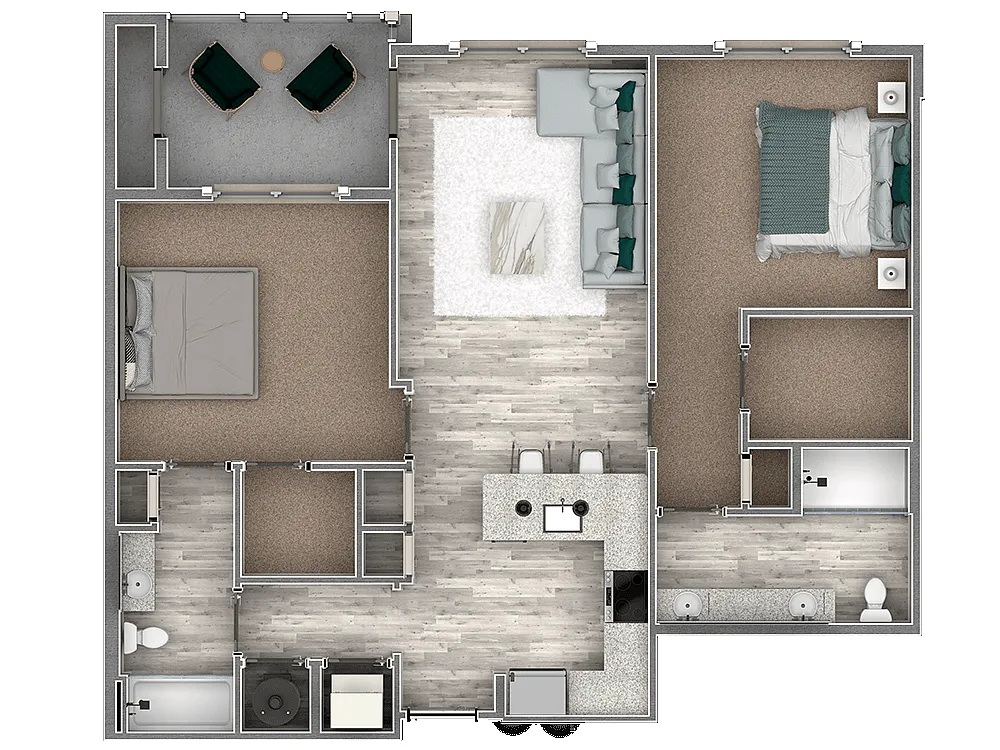 Floor plan B3