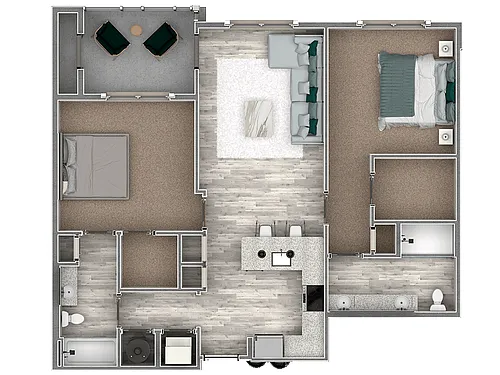 Floor plan B3