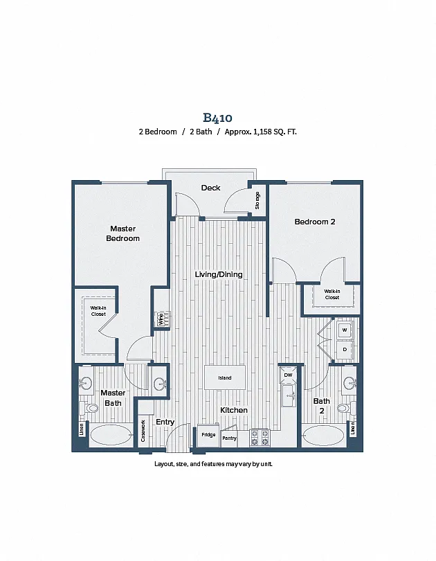 Floor plan B410