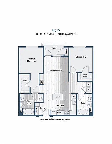 Floor plan B410