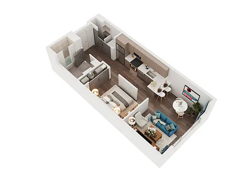 Floor plan Open 1