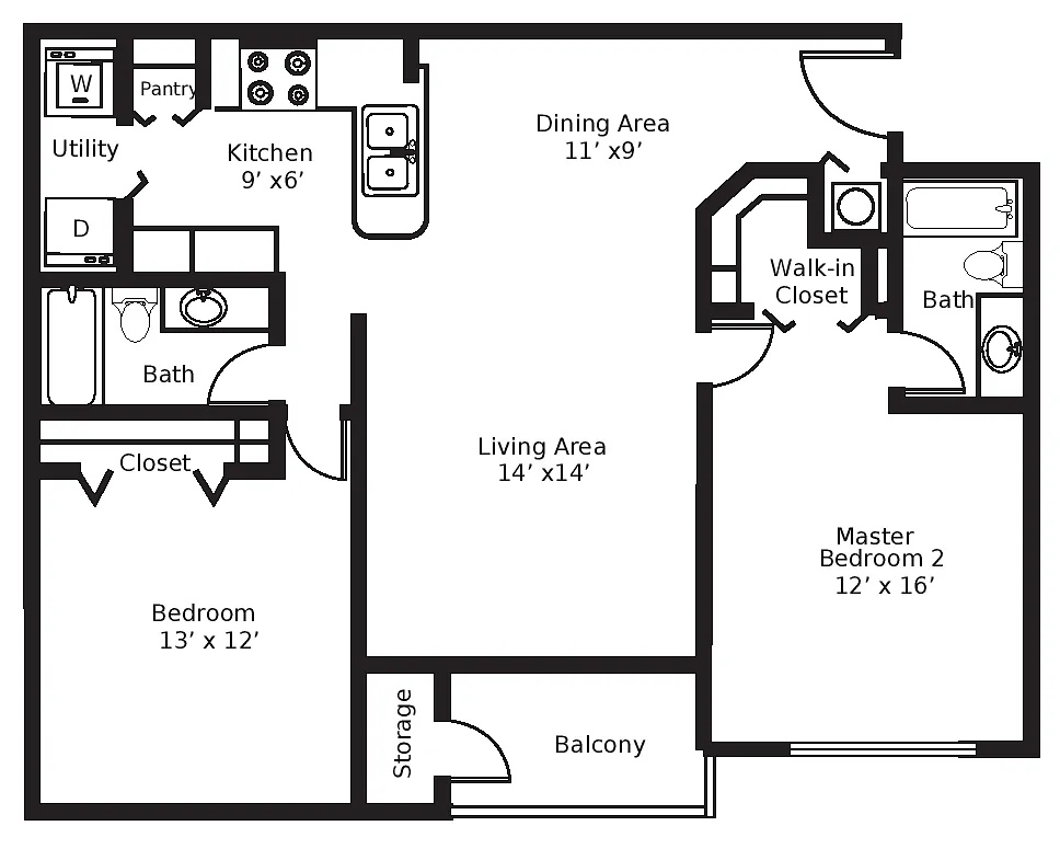 Floor plan Banyon