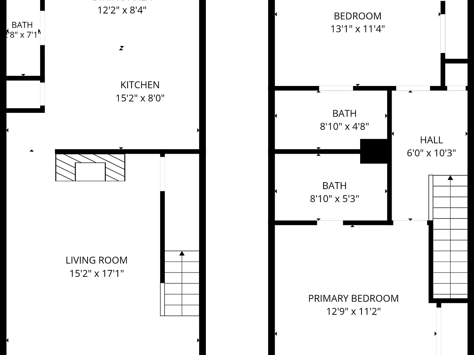 2 bed, 2.5 bath, 1100 sqft, $1,195 — Photo 2