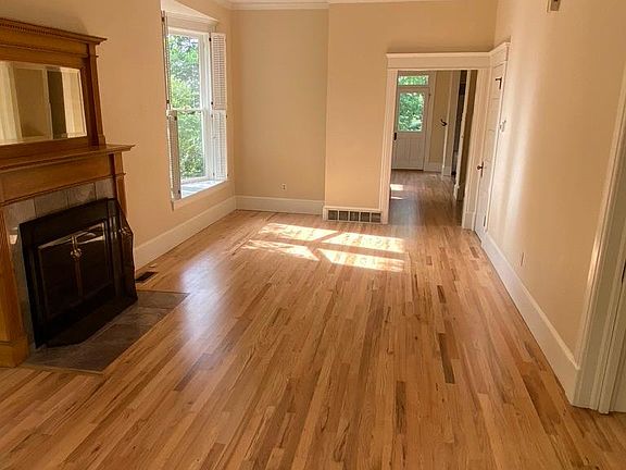 Living room has wonderful natural light