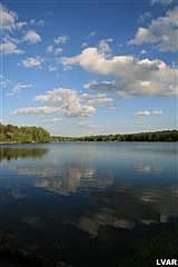 View of Lake from Backyard
