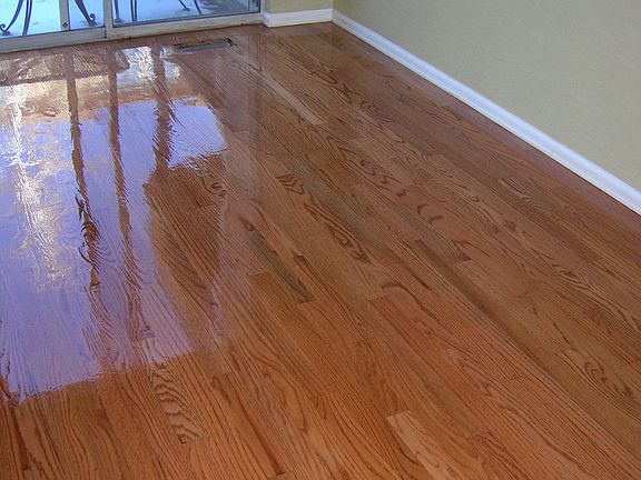 Hardwood Floor in Kitchen