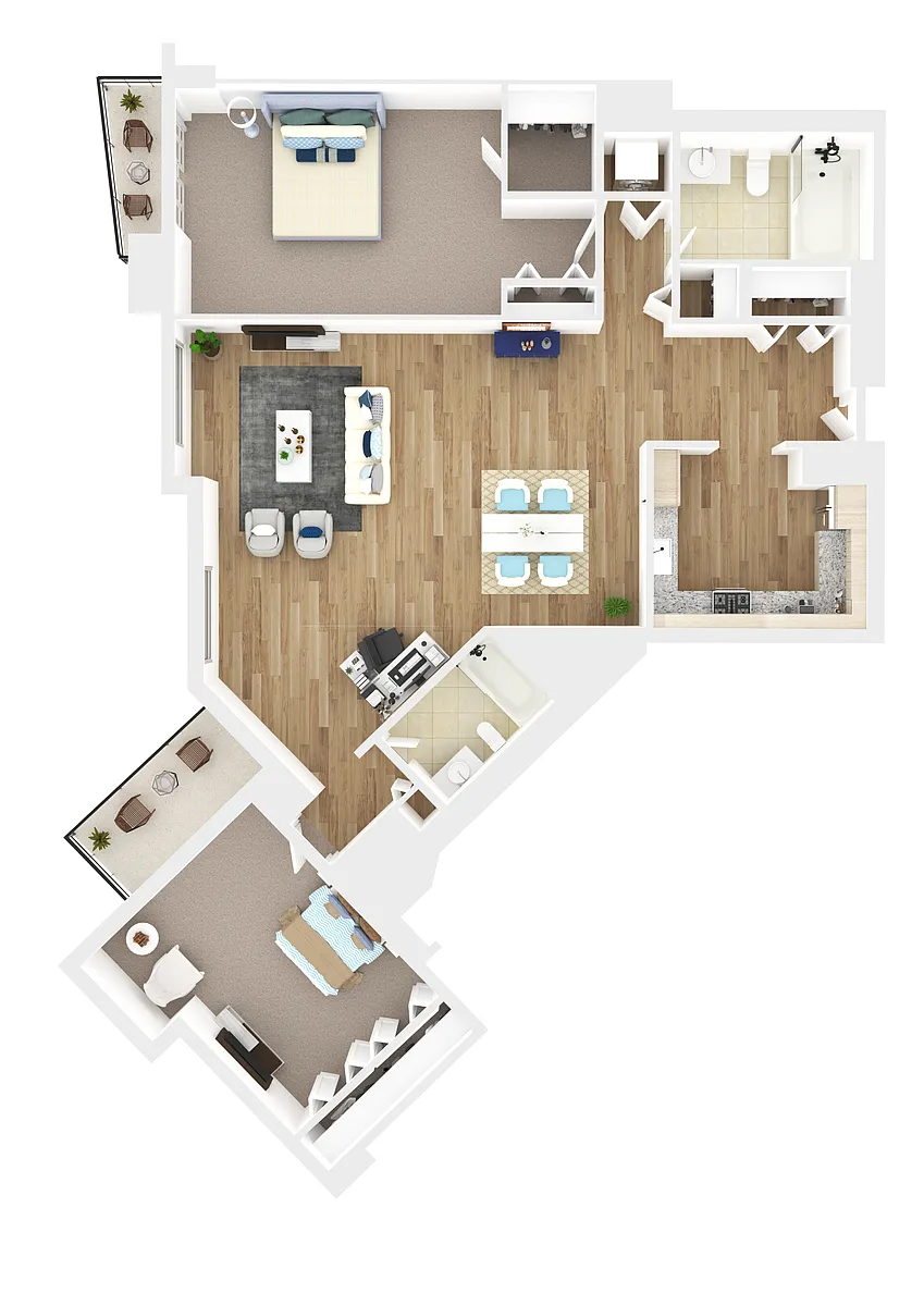 Floor plan Tier 3