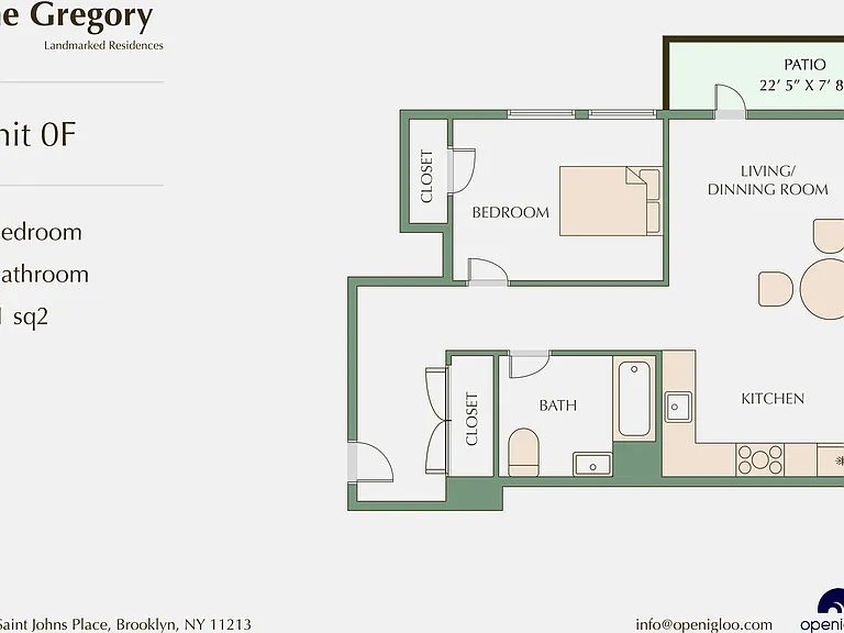 991 Saint Johns Pl #F — Photo 2
